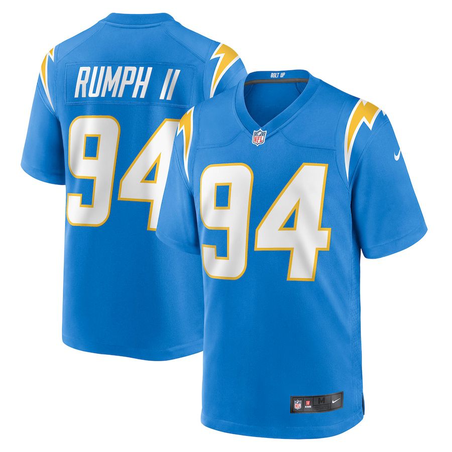 Cheap Men Los Angeles Chargers 94 Chris Rumph II Nike Powder Blue Game NFL Jersey